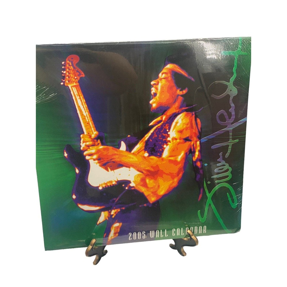 Authentic 2005 Jimi Hendrix Wall Calendar New Sealed Collectors Item Memorabilia